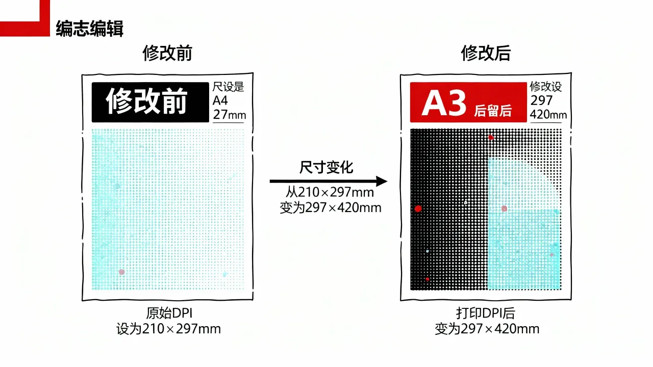 图片72DPI和96DPI改300DPI详细教程：正确方法不损失画质