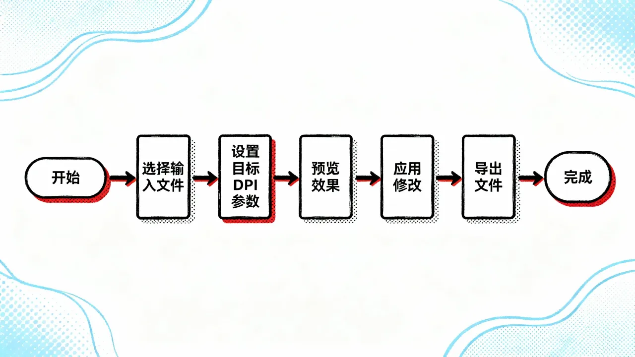 图片72DPI和96DPI改300DPI详细教程：正确方法不损失画质